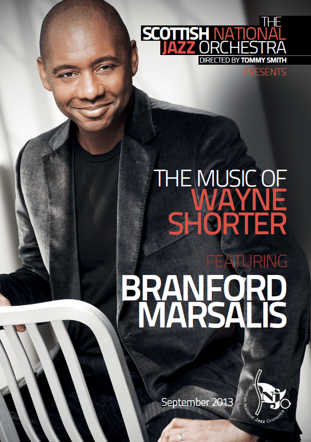 SNJO programme Branford Marsalis, The Music of Wayne Shorter